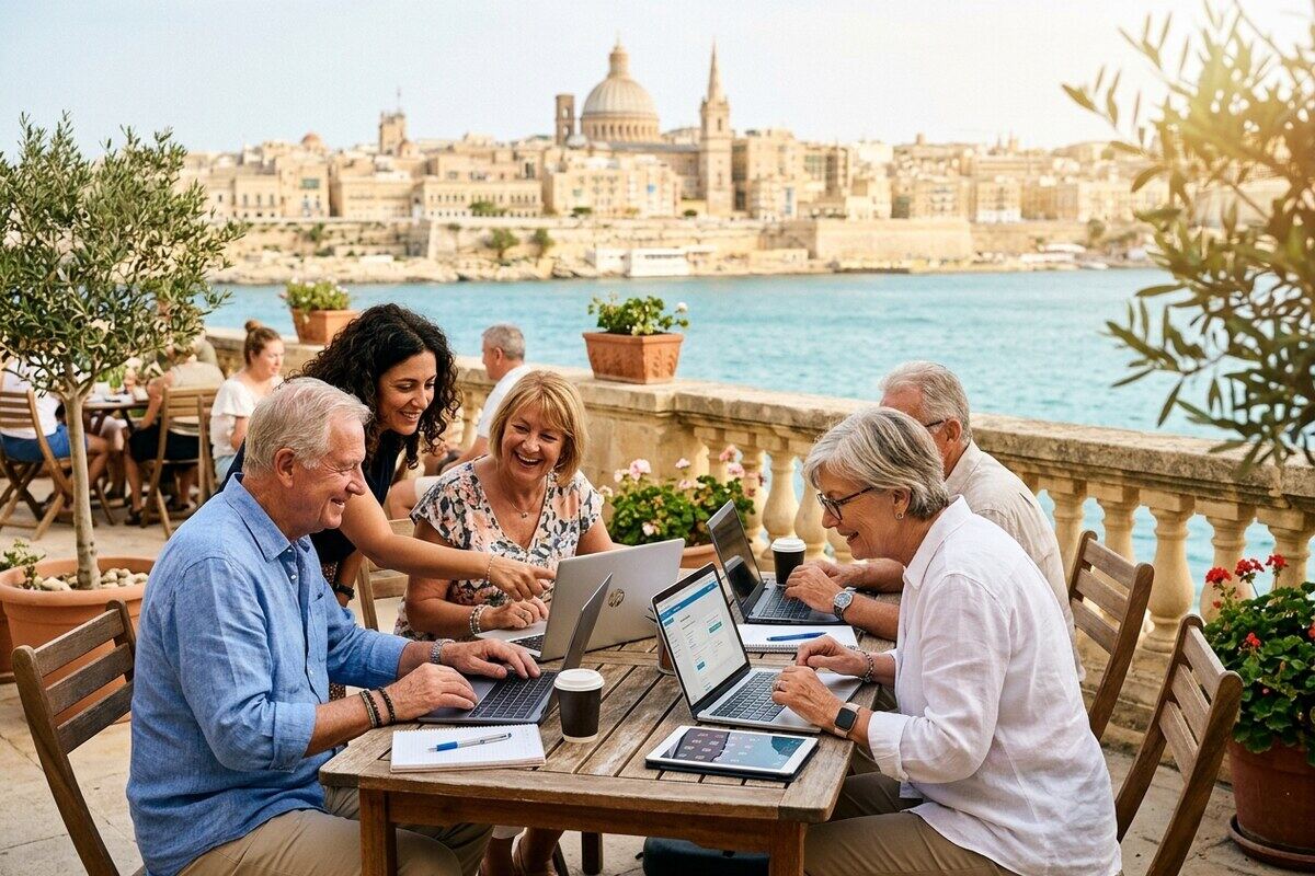 Seniorzy odkrywają AI z programem Erasmus+ na Malcie